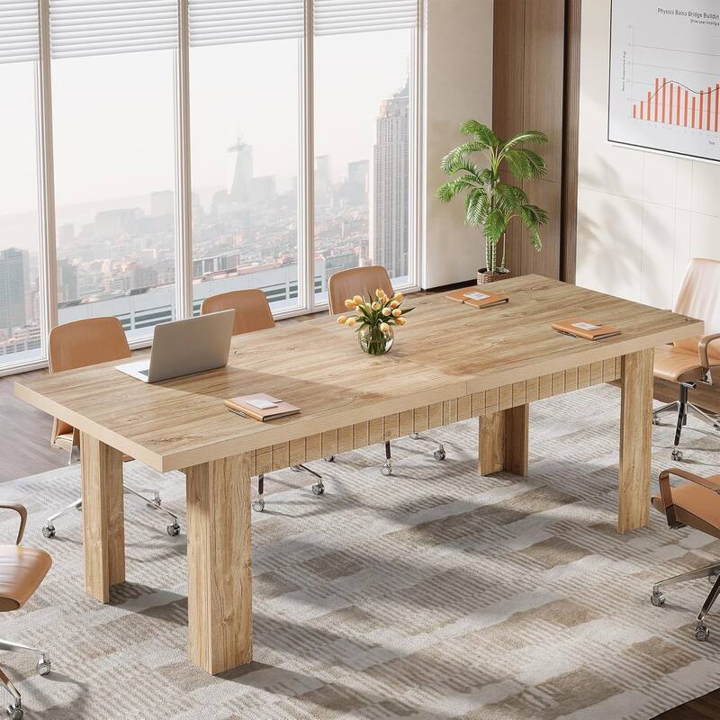 79 Inch Two Person Desk, Extra Long Computer Desk for Home Office