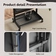 preview thumbnail 9 of 19, FITUEYES Mobile TV Stand Modern Storage TV Cart Mount for TVs Up to 85 Inch