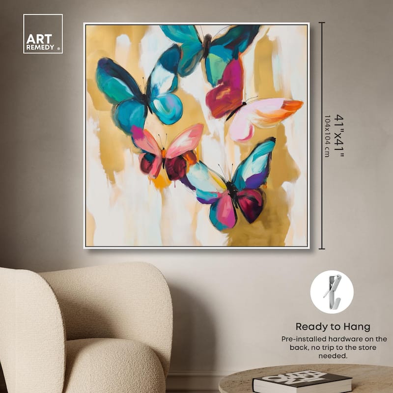 Wings in Waltz II Canvas by Art Remedy