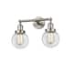 Option Brushed Satin Nickel / Clear