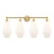 Option Cased Matte White / Satin Gold