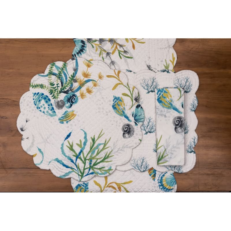 Marlowe Sound Round Placemats Set of 6, 17"