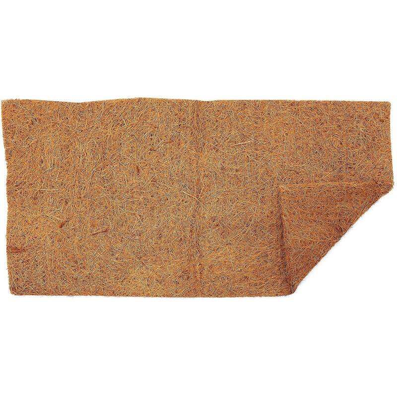 4 Pack Coco Fiber Liner Sheets Replacement for Planters, Substrate Mats for Small Pets, 19 x 11 inch