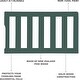 preview thumbnail 16 of 53, Dream On Me Convertible Crib Toddler Guard Rail