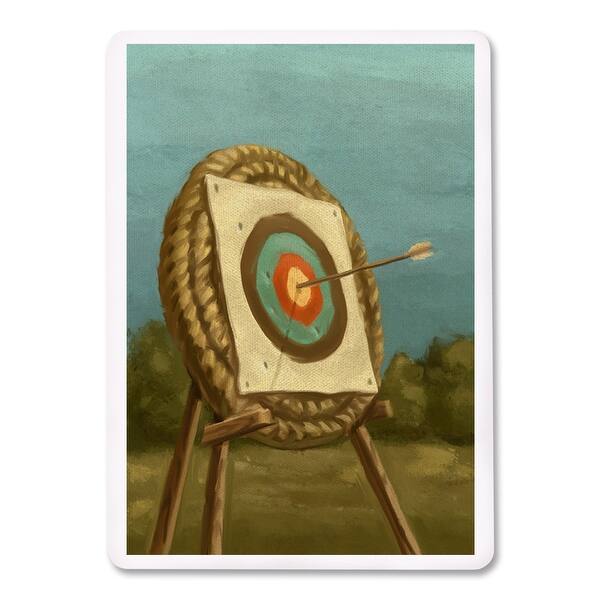Shop Archery Oil Painting Lantern Press Artwork Playing Card