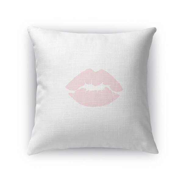Kavka Designs pink kiss accent pillow with insert - Overstock - 16937215