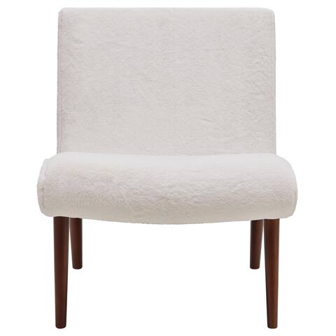 Alexis Faux Fur Fabric Chair