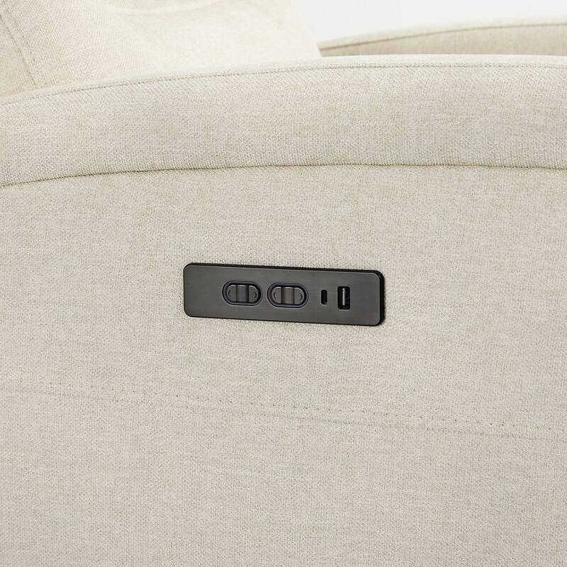 Spruce & Spring Cheryl Power Glider Swivel Rocker Recliner Chair Nursery Recliner