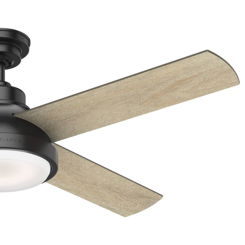 Casablanca 54" Levitt Ceiling Fan with LED Light Kit and Wall Control - Modern Industrial, Rustic