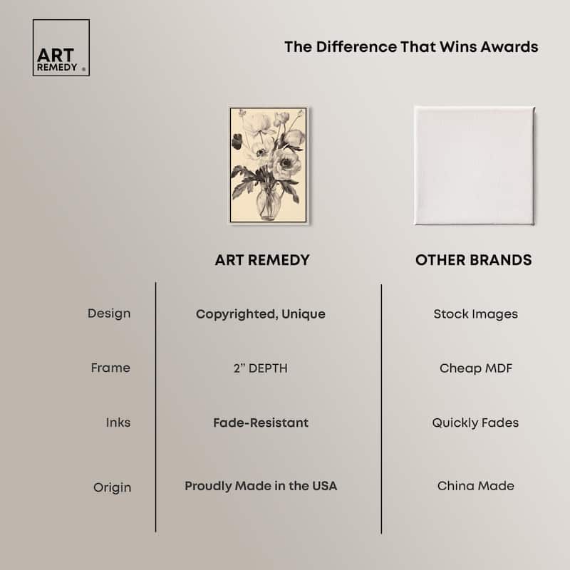 Herbarium's Hush III Canvas by Art Remedy