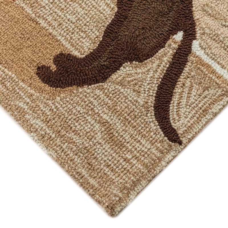 Liora Manne Frontporch Coastal Dog Indoor/Outdoor Rug