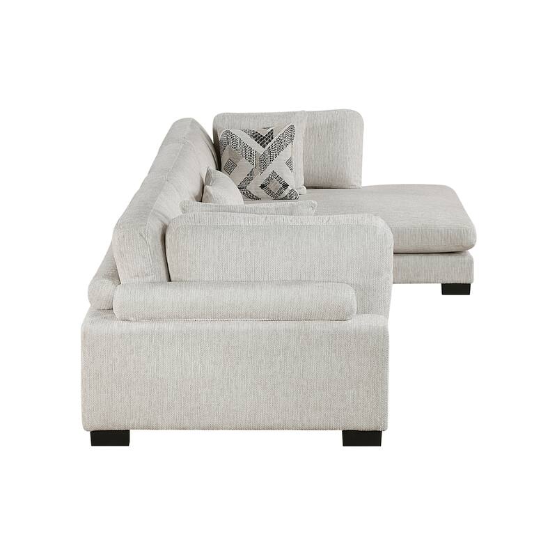 Abbeville Microfiber 3-Piece Modular Sectional with Chaise