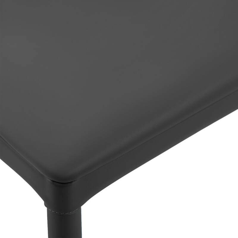 Fully Assembled Microfiber Leather Upholstered Dining Chairs, Set of 2 - 22.44"D x 18.5"W x 32.28"H