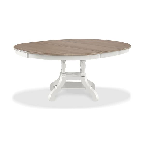 Rockport Driftwood Round Dining Table Overstock 28713103