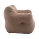 preview thumbnail 8 of 68, Bean Bag Sofa Chair with Armrests Stuffed High-Density Foam