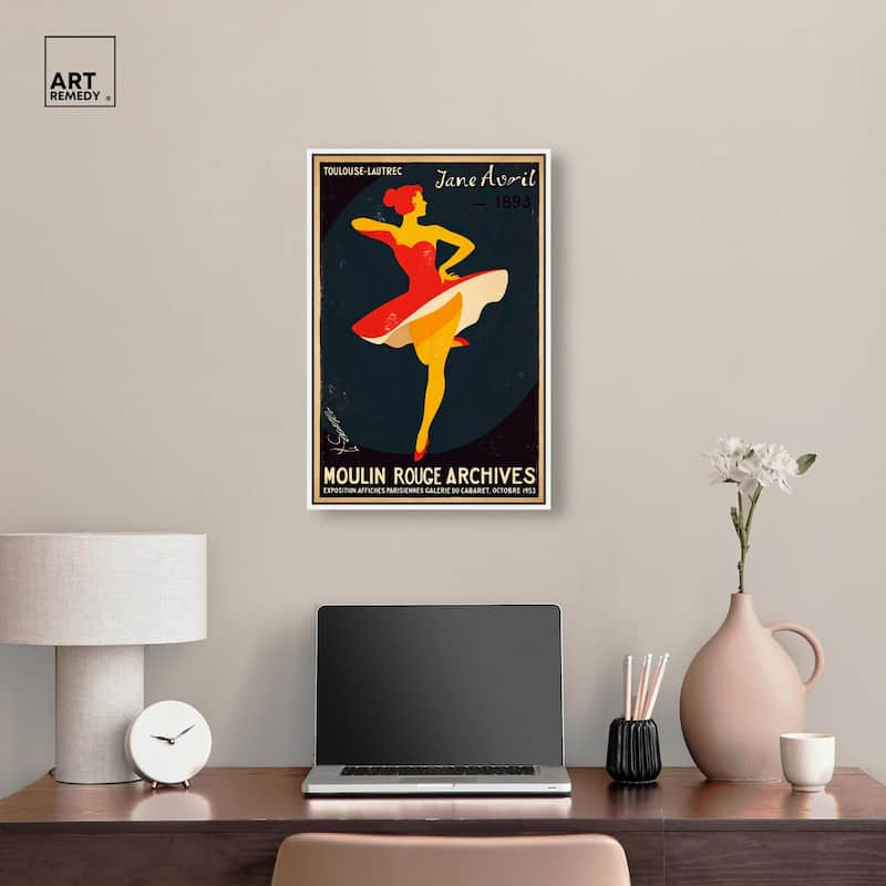 Moulin Rouge Canvas by Art Remedy