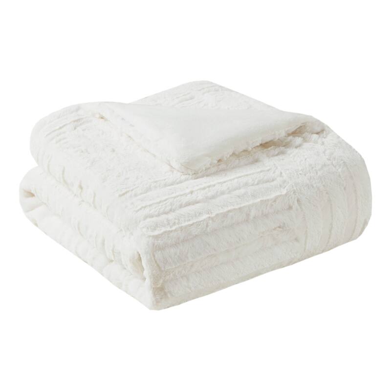 Madison Park Polar Ultra Plush Down Alternative Throw