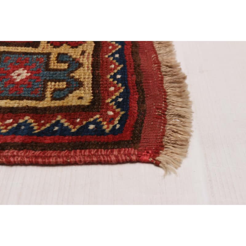 ECARPETGALLERY Hand-knotted Melis Red Wool Rug - 4'3 x 7'7