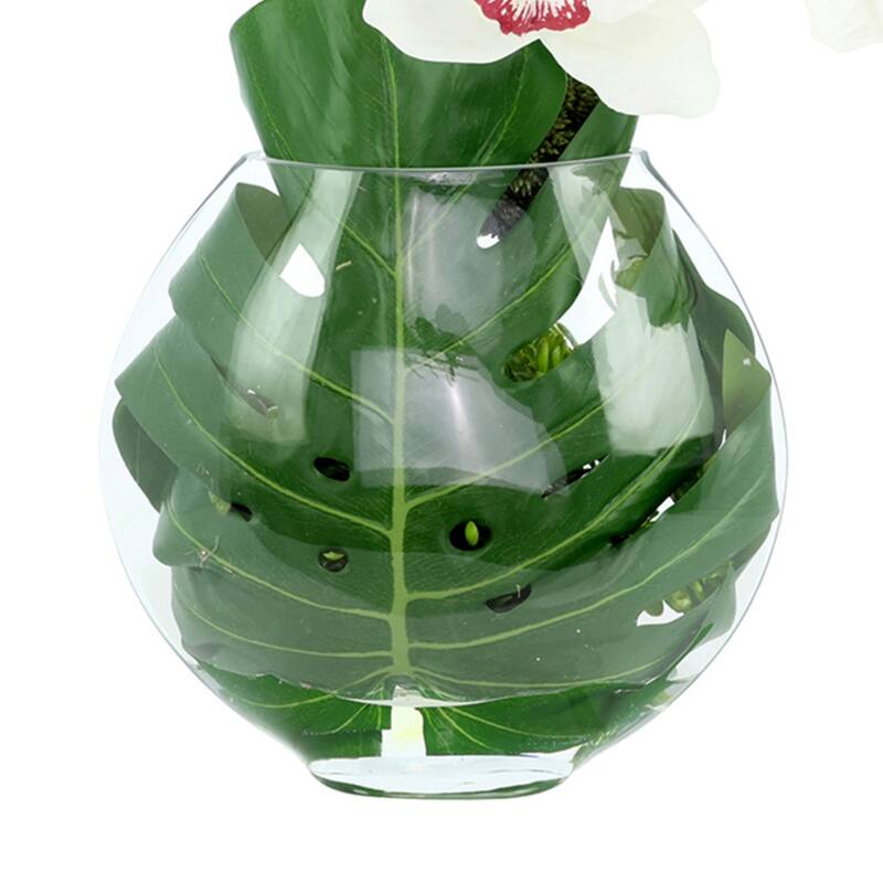 Orchid and Philodendron Arrangement - 18