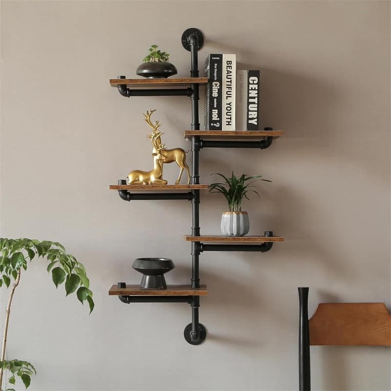 Industrial Pipe Shelving