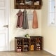 preview thumbnail 26 of 32, Shoe Storage Bench Cubby Organizer for Entryway