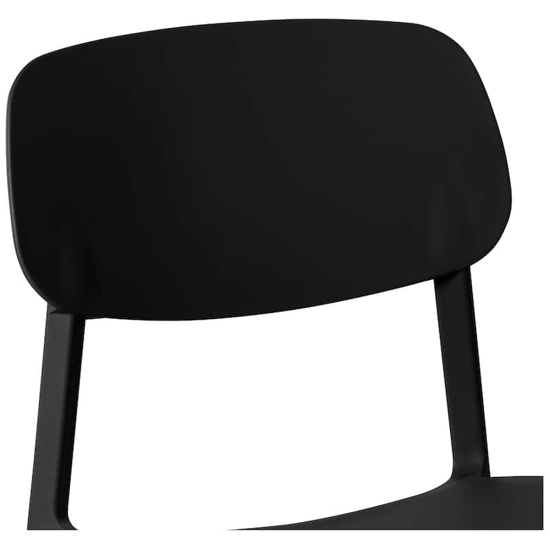 Frond and Form Outdoor Patio Stacking Dining Side Chair (Set of 2)