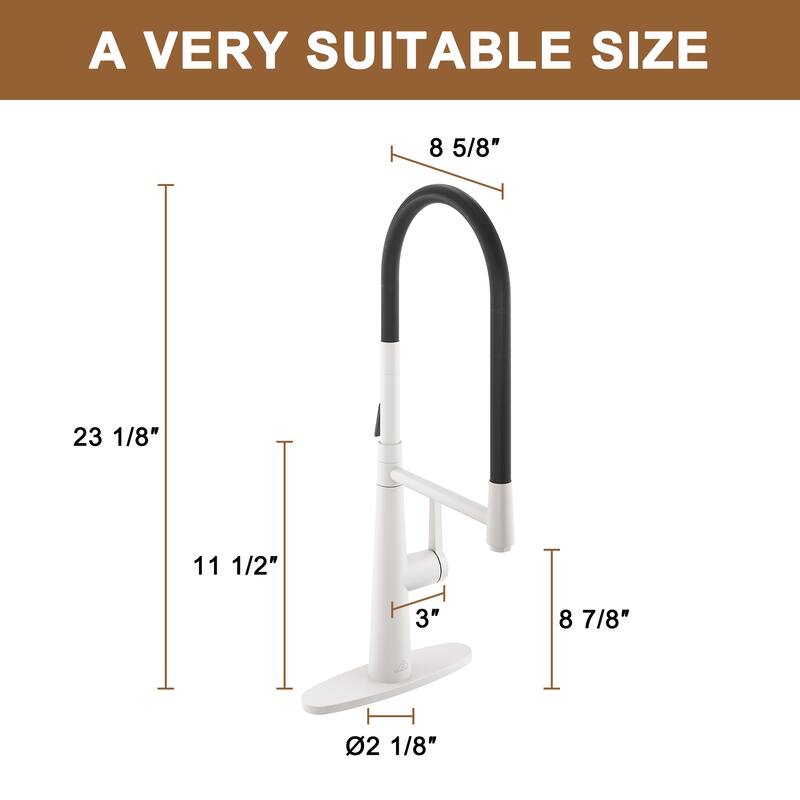2 Mode 1.8 gpm Single Handle Kitchen Sink Faucet, Kitchen Faucet for Kitchen Sink