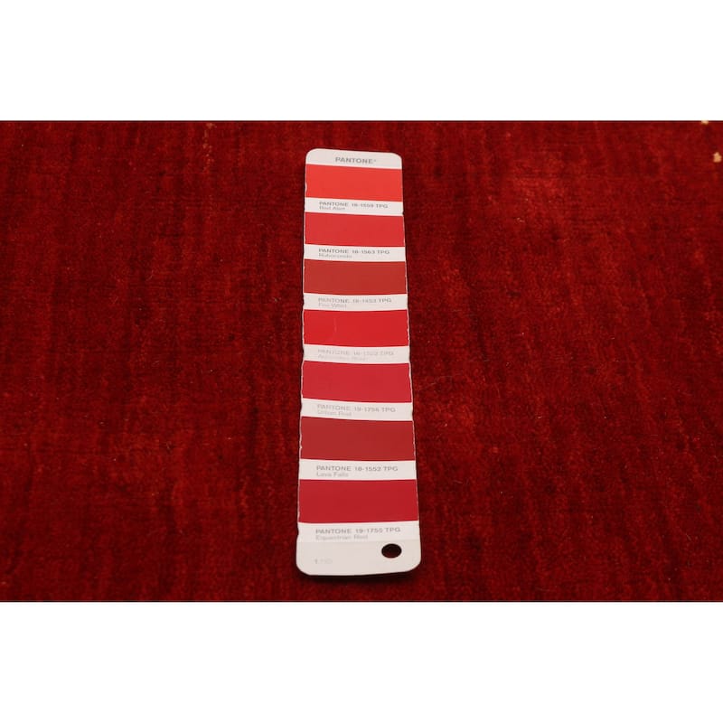 Kashkuli Gabbeh Red Rug 4'7" x 6'5" - 4'7 x 6'5