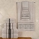 preview thumbnail 13 of 82, Superior Sadie Zero Twist Cotton Solid and Floral 9 Piece Towel Set Stone