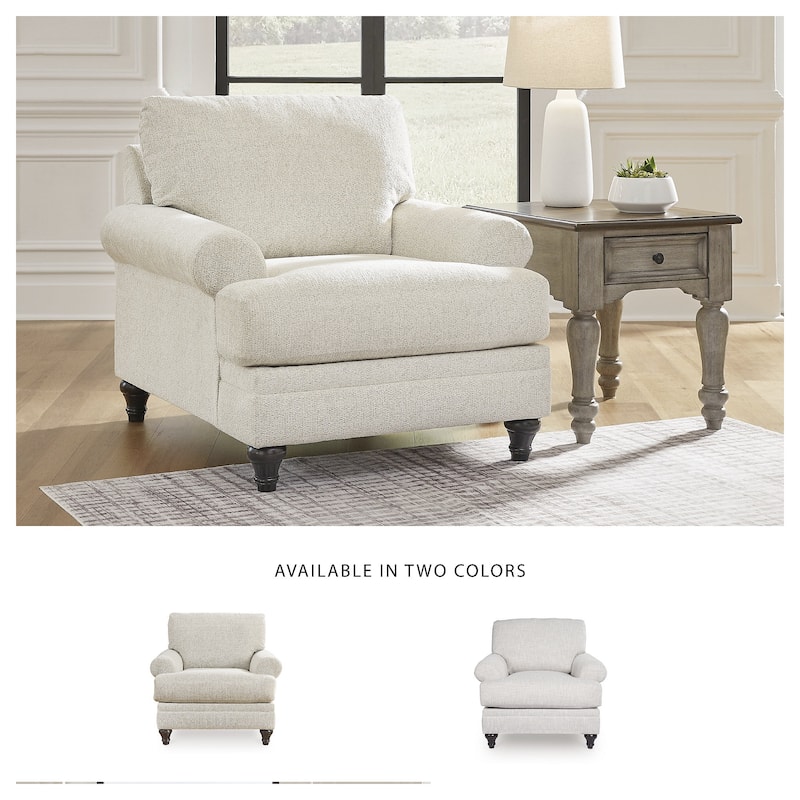 Signature Design by Ashley Valerani Brown/Beige Chair - 42"W x 44"D x 40"H