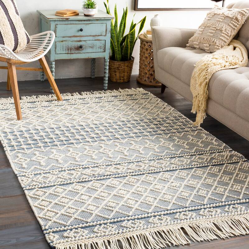 Livabliss Capetian Handmade Modern Farmhouse Wool Area Rug