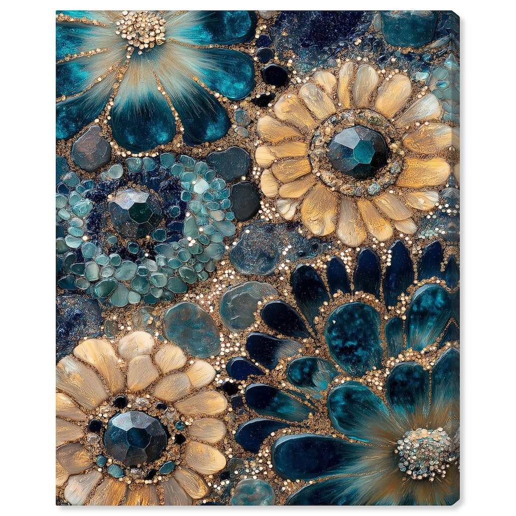 Opulent Geode III Canvas by Art Remedy, Gallery Wrapped