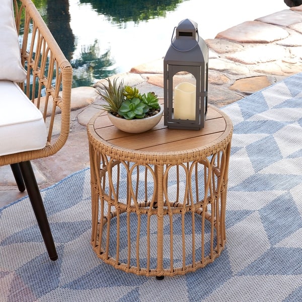 slide 2 of 8, Haven Way Hana Side Table