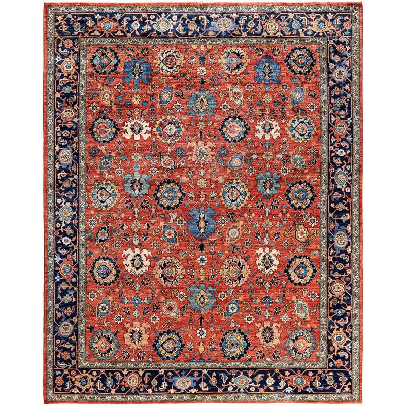Serapi One-of-a-Kind Hand-Knotted Area Rug - Red - 8' 2" x 10' 3"