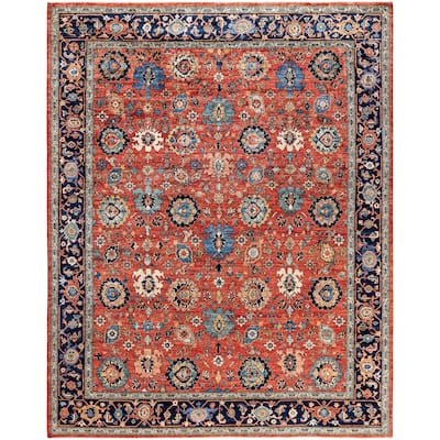 Serapi One-of-a-Kind Hand-Knotted Area Rug - Red - 8' 2" x 10' 3"