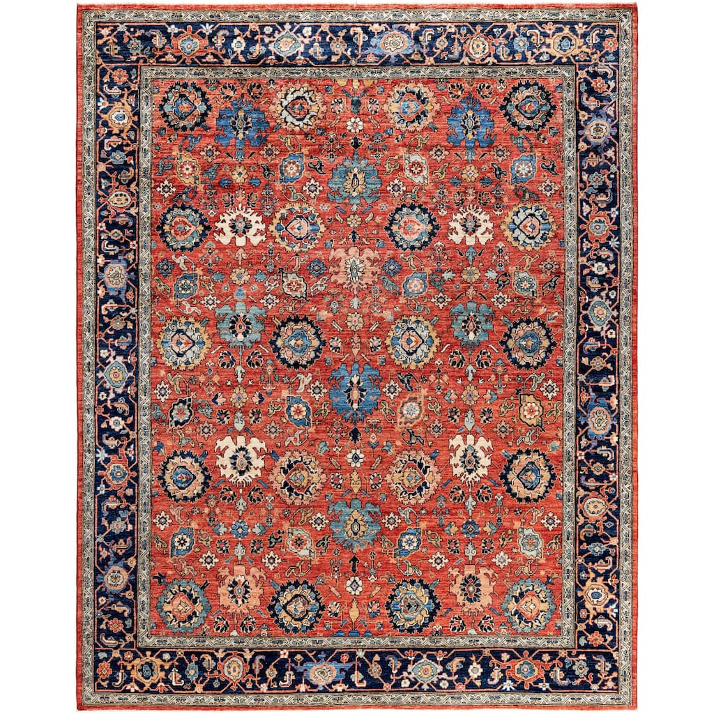 Serapi One-of-a-Kind Hand-Knotted Area Rug - Red - 8' 2" x 10' 3"