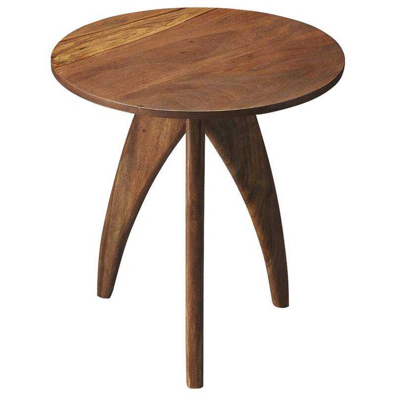 Handmade Butler Lautner Modern End Table (India) - Almond - Wood