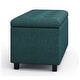 preview thumbnail 15 of 128, WYNDENHALL Essex 34-in. Wide Rectangular Storage Ottoman