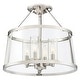 preview thumbnail 7 of 5, Quoizel Barlow 4-Light 16" Ceiling Light
