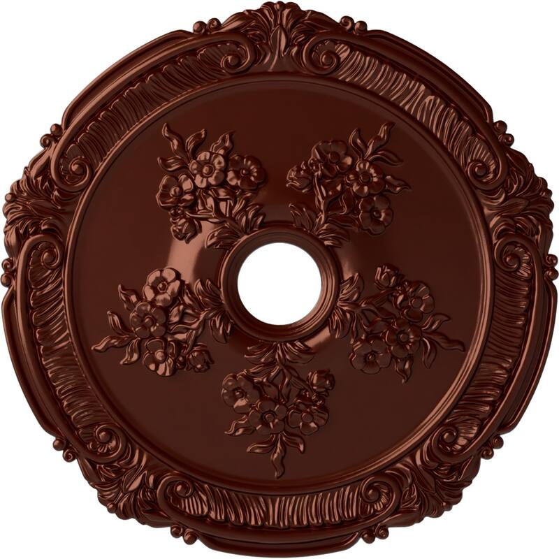 26"OD x 3 3/4"ID x 1 1/2"P Attica with Rose Ceiling Medallion