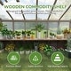 preview thumbnail 38 of 39, VEIKOUS Wooden Greenhouse Shelves, Heavy-Duty Storage Shelving for Wooden Greenhouses, 5 Available Sizes