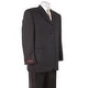 preview thumbnail 2 of 1, Mens Funeral Attire Funeral Outfit Clothes Solid Pattern With Big And Tall Funeral Suit By Alberto Nardoni Brand Designer