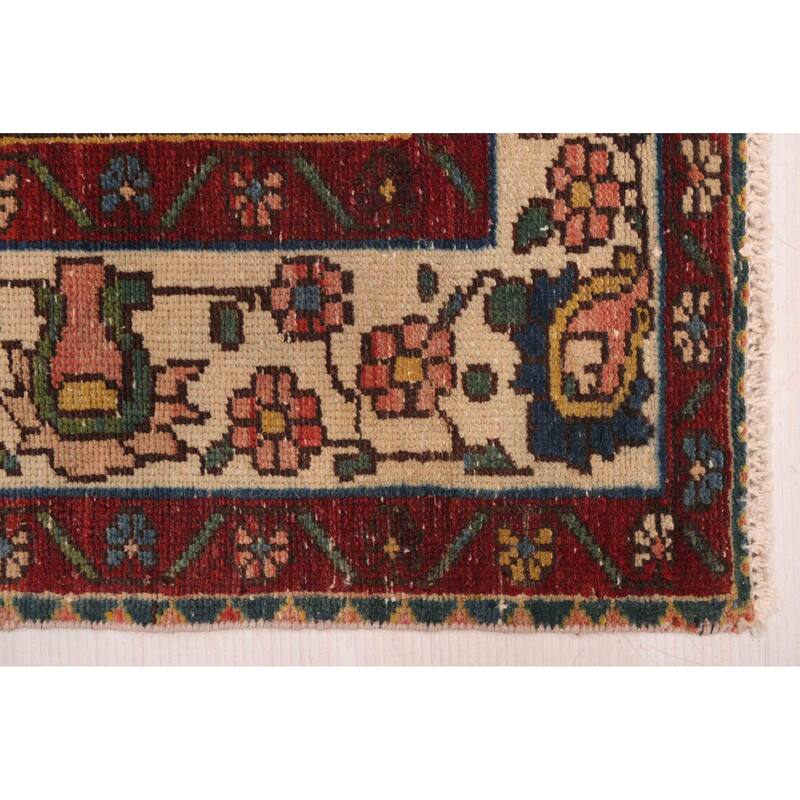 ECARPETGALLERY Hand-knotted Kayseri Vintage Red Wool Rug - 4'11 x 6'9