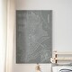 preview thumbnail 8 of 8, City Map of Washington D.C.-Premium Gallery Wrapped Canvas