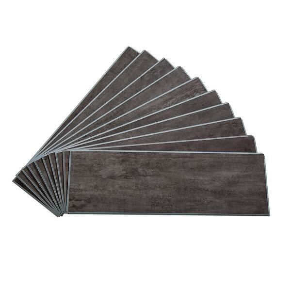 Palisade 25.6" X 14.8" Interlocking Waterproof Vinyl Wall Tiles – 8-Pack, Hermitage Granite Pattern For Kitchen Or Bathroom