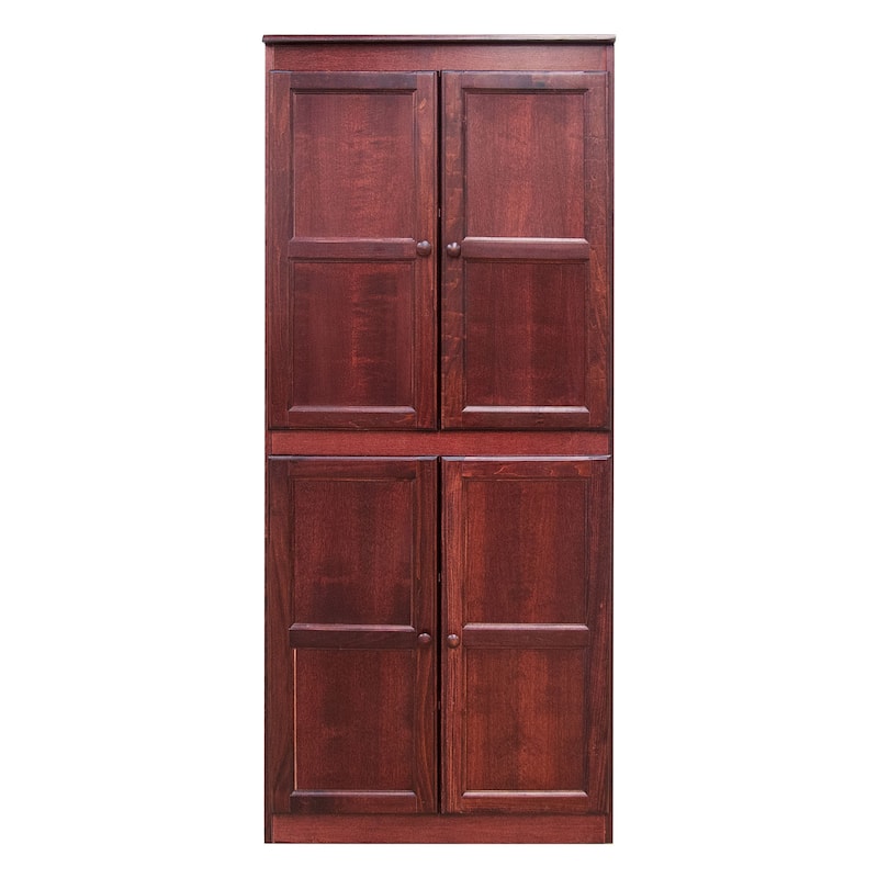 Concepts in Wood Storage Cabinet, 72 inch with 5 Shelves