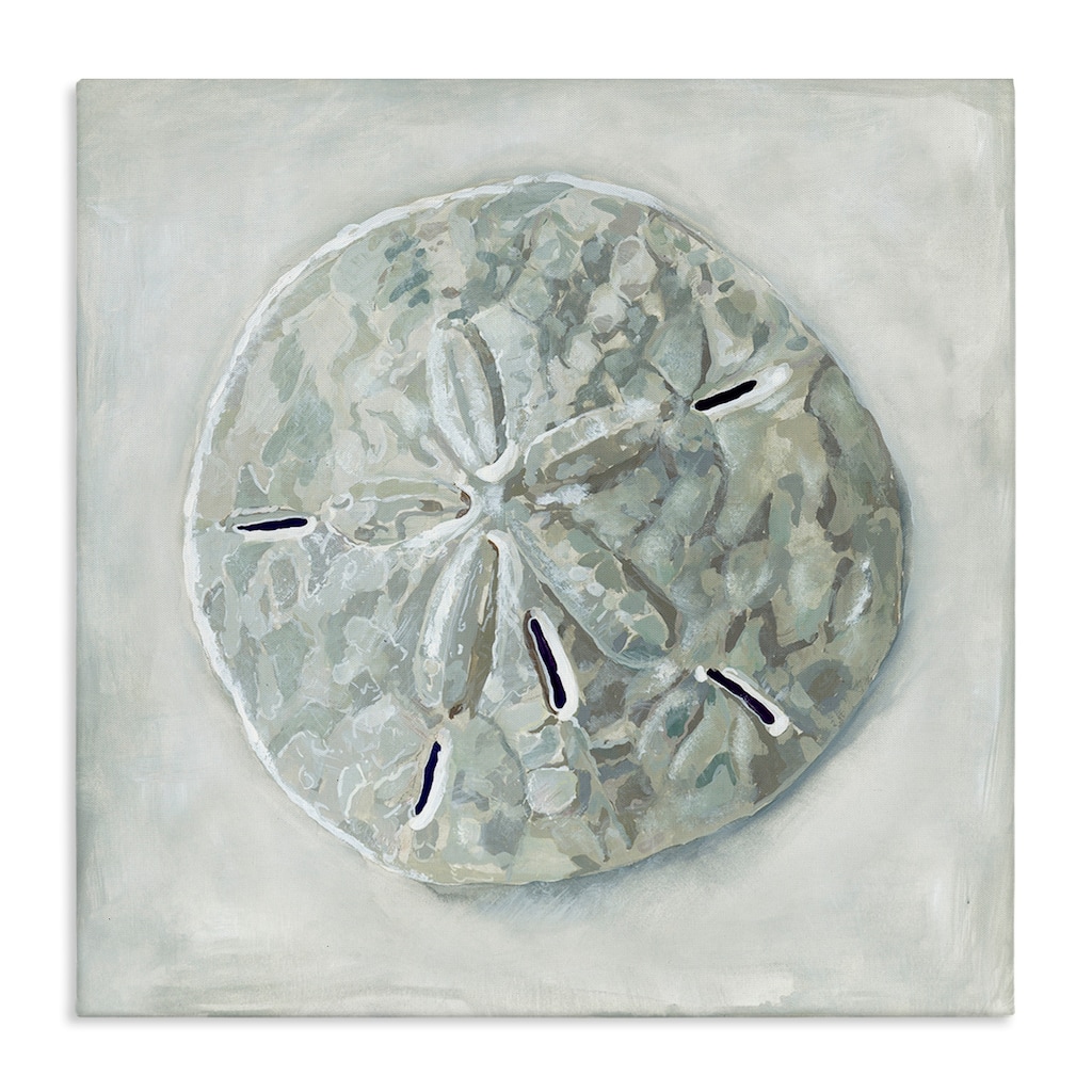 Stupell Sand Dollar Seashell Stretched Canvas Wall Art, Design by Erica Christopher