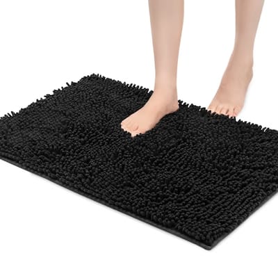Chenille Super Soft Ultra Absorbent Non-slip Bath Mat