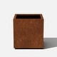 preview thumbnail 14 of 18, Corten Steel Cube Planter