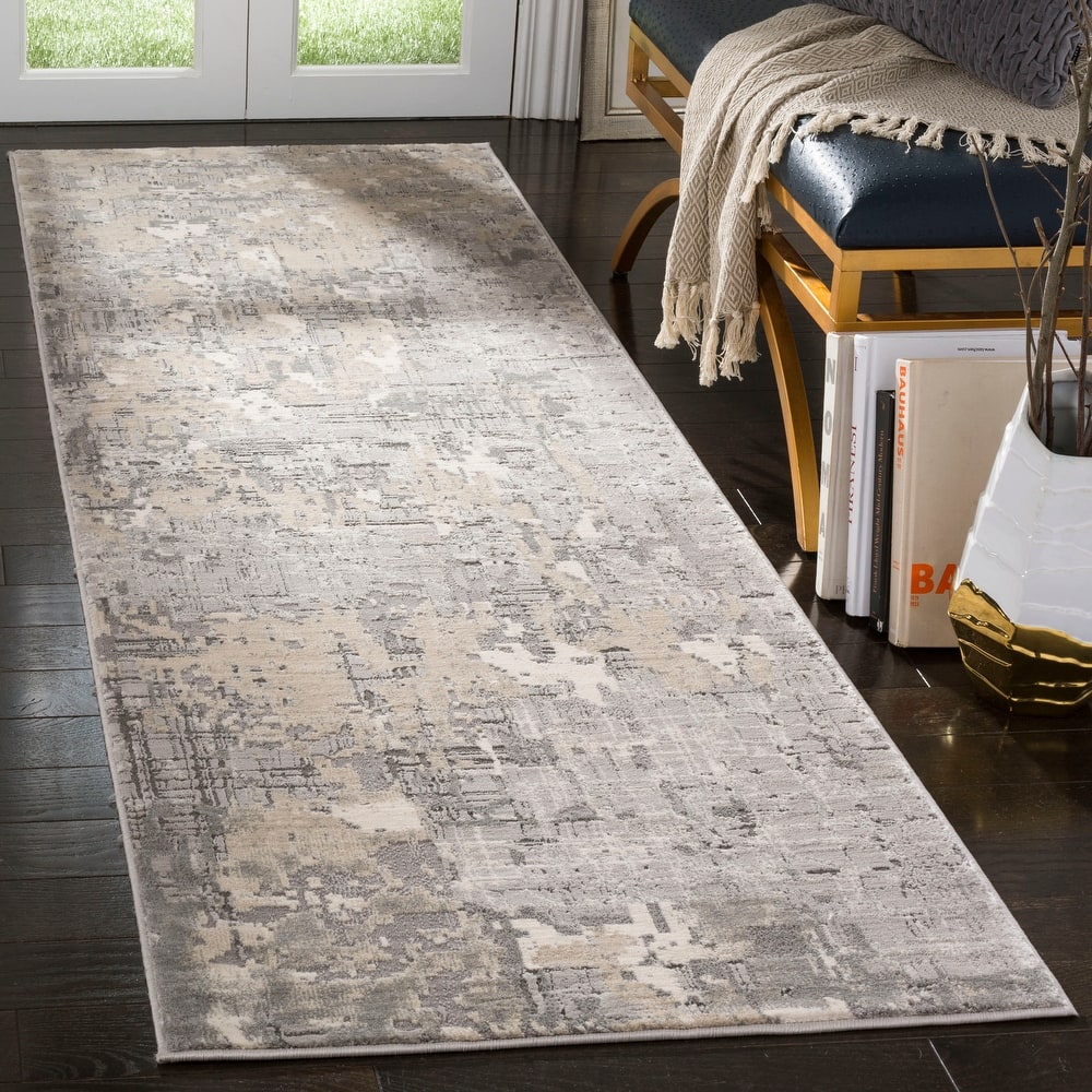 SAFAVIEH Meadow Heidegret Modern Abstract Rug